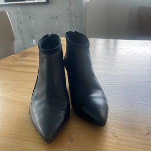 Loeffler Randall Black Heeled Booties